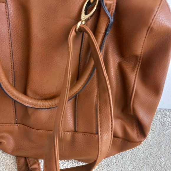 Christian Siriano Tan Leather Medium Women's Tote Bag - Picture 4 of 15